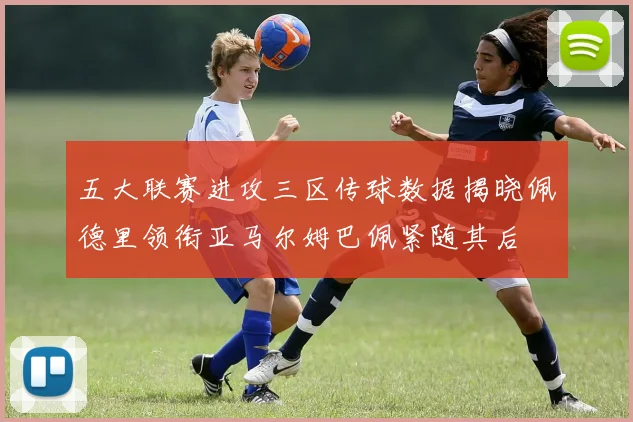 五大联赛进攻三区传球数据揭晓佩德里领衔亚马尔姆巴佩紧随其后